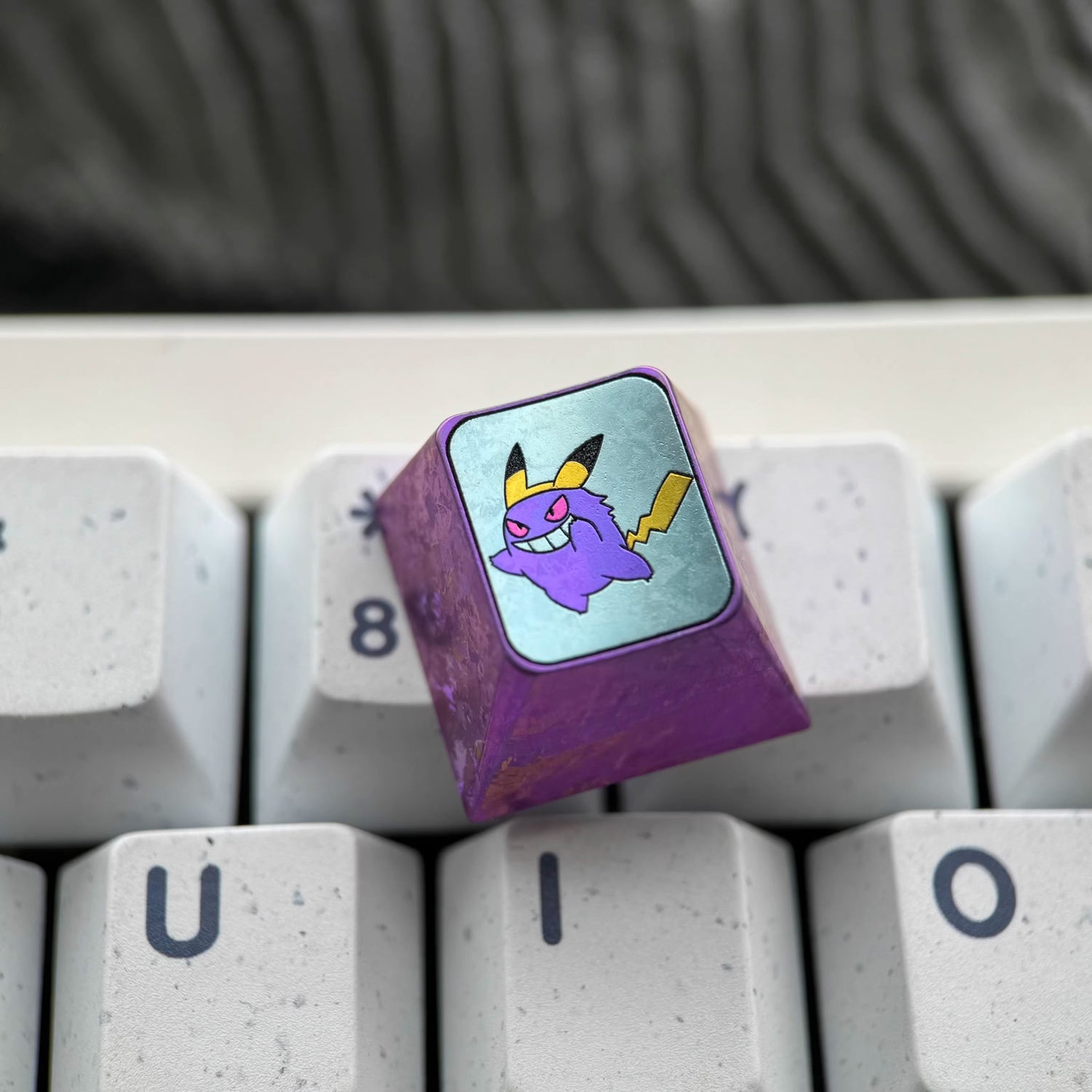 Pok é mon series, Gengar combination 1U titanium alloy personalized keycaps, anime and game culture creative and quirky decorative keycaps
