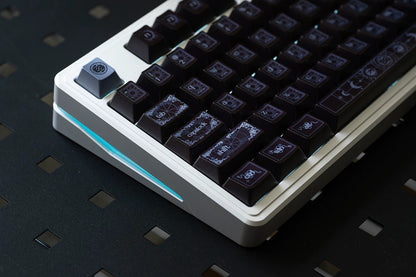 Original design set of dynamic snake theme keycaps, made of PBT material, highly personalized keycap set from the original factory, suitable for 61/64/68/75/84/87/104 key mechanical keyboards in anime and games