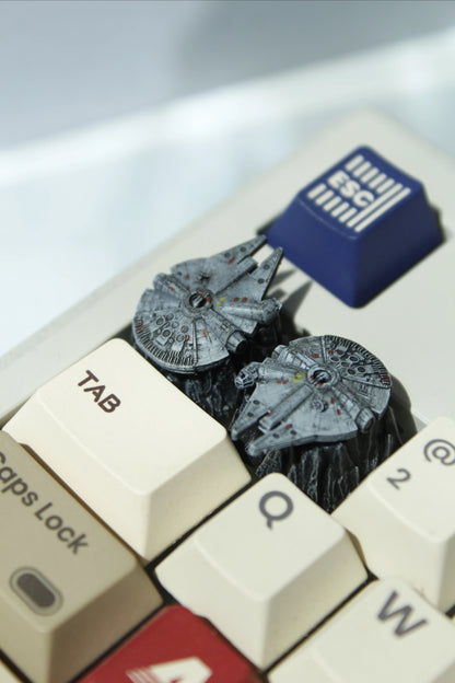 Star Wars, Star Flagship, Spacecraft Collection, Personalized Resin Coated Keycaps, Film Culture Peripheral Mechanical Keyboard Decorative Keycaps.