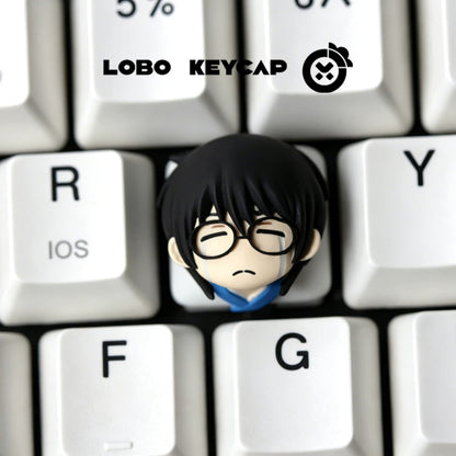 Gintama series design,  multi-color resin personalized keycaps, mechanical keyboard creative decorative keycaps artisankeycaps