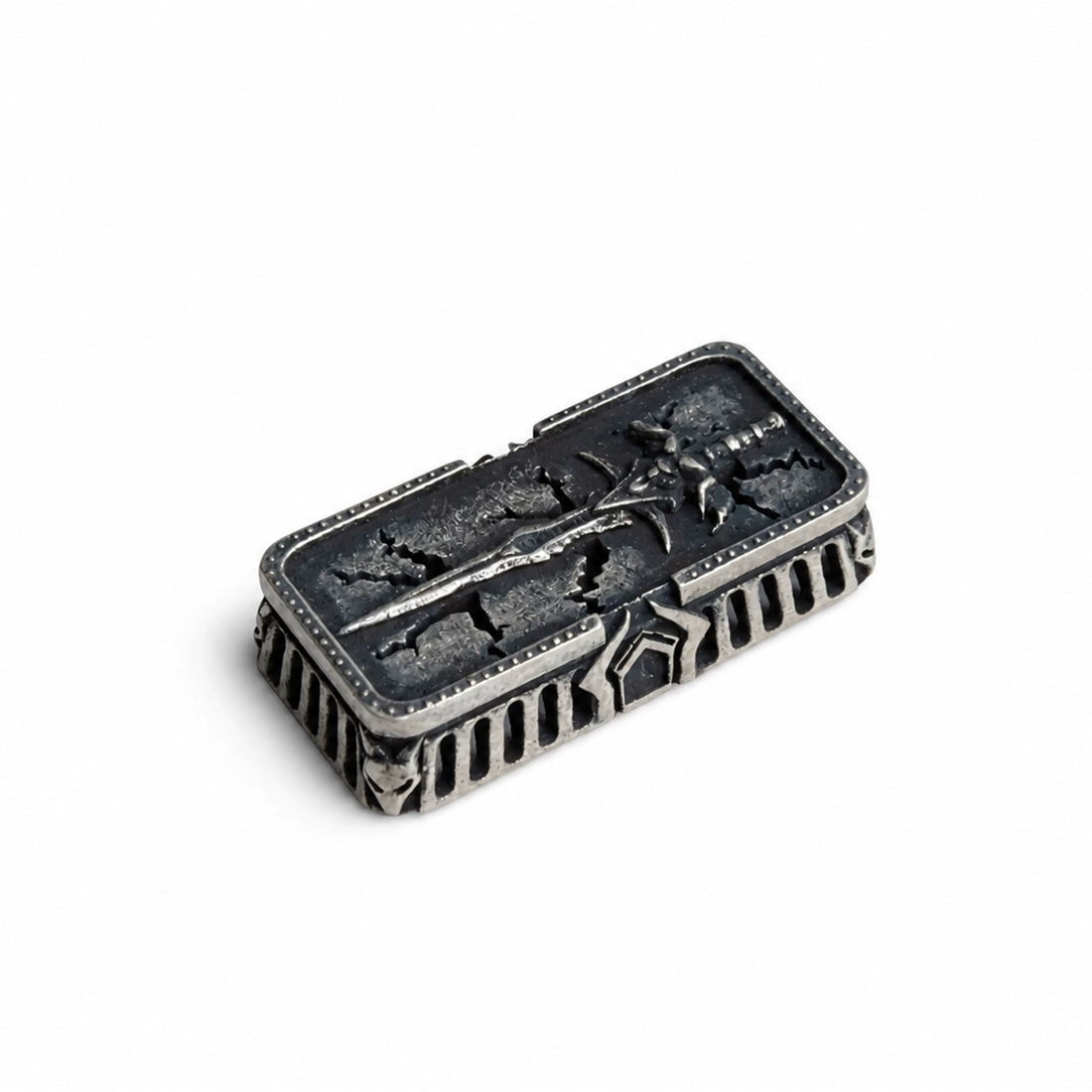 Warcraft, Frostmourne, 2U Backspace Key Metal Personalized Keycaps, Game Creative Culture Keycaps, Mechanical Keyboard Game Keyboard Decorative Keycaps