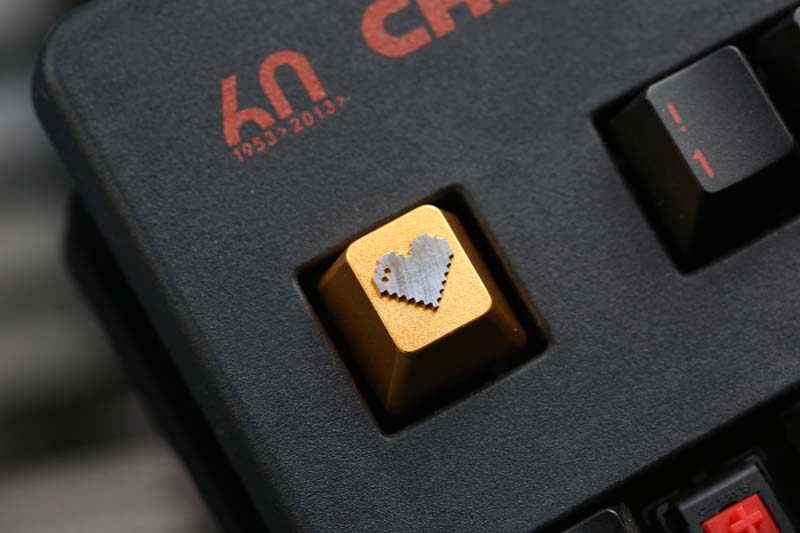 love ❤ Pixel style, metal CNC, aluminum alloy creative decorative keycaps