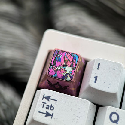 Zenless Zone Zero， Colorful version Angels of Delusion1U titanium alloy personalized keycaps, anime and game cultural creative keycaps, mechanical keycaps decorative keycaps