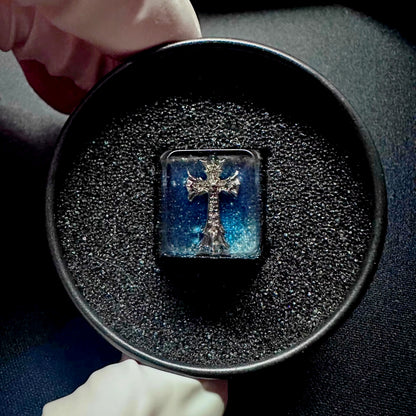 CH, Crystal drops of glue series, trendy fashion items, personalized keycaps, handmade keycaps