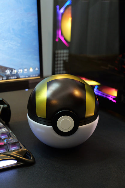 Pok é mon Pok é Ball, 3X3 size, iron shell+PLA nine key position with cover, built-in illuminated key cap box, key cap display box