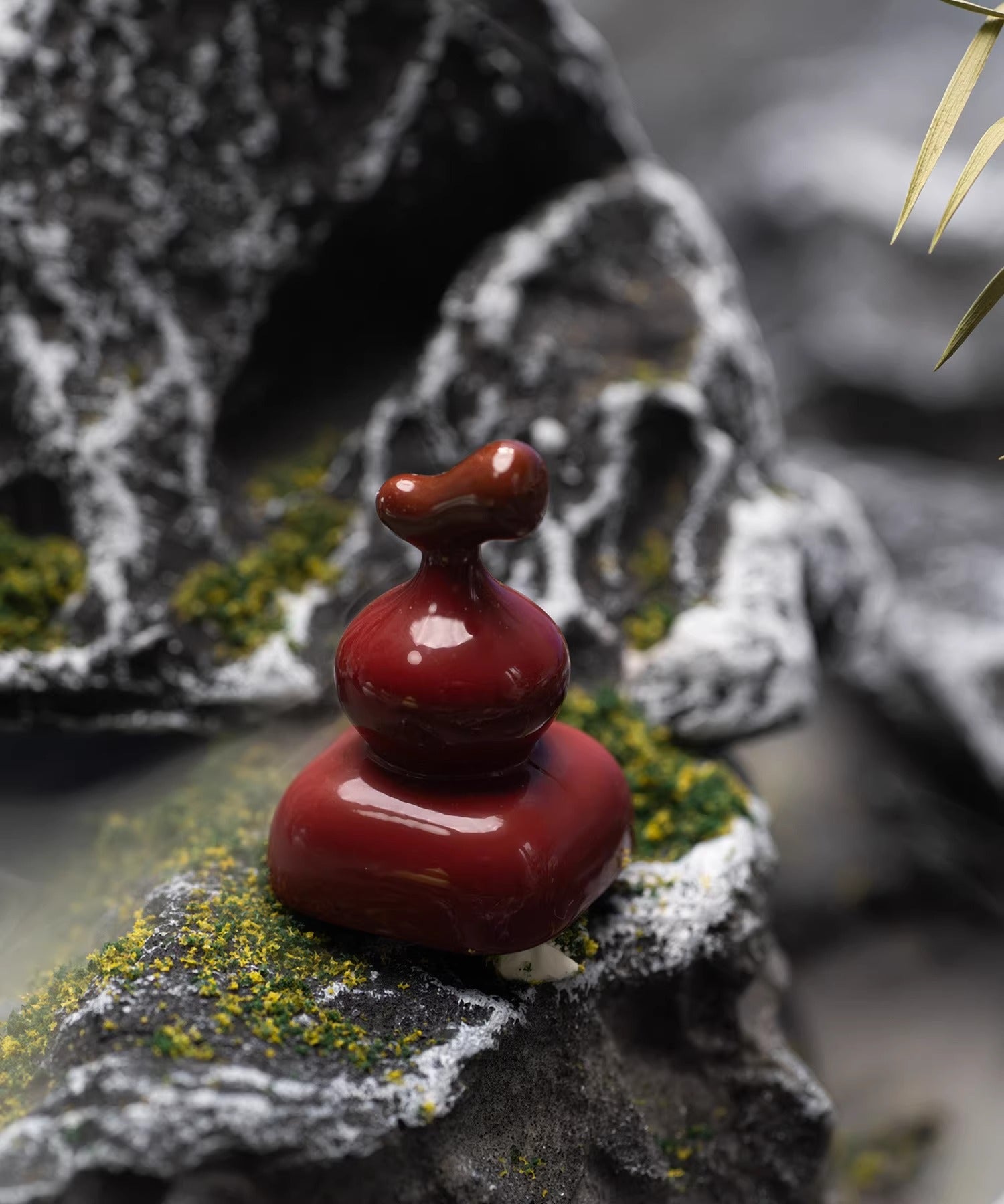 Zinc alloy gourd keycaps, metal baked paint personalized keycaps, random blind box mechanical keyboard creative decorative keycaps