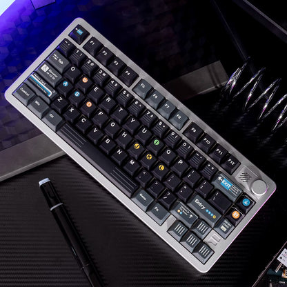 New York subway themed design, PBT material personalized keycap set, factory highly customized keycap decoration set, compatible with Wooting/ROG EXTREME mechanical keyboard
