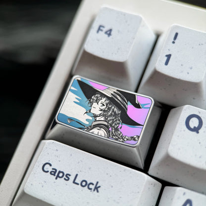 Mushoku Tensei: Jobless Reincarnation, 1.5U precision carved titanium alloy Roxy, anime, game, novel, metal personalized keycaps