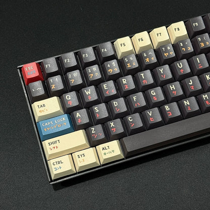 Godzilla theme, PBT material, sublimation, Monsters, dinosaurs, Game anime Personalized keycap set, original factory height mechanical keyboard decorative keycap set，anime keycap set suitable for 61/64/68/75/84/87/104 Key Mechanical Keyboard