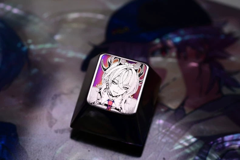 Wuthering Waves，Zani 1 U titanium alloy personalized keycaps, anime and game cultural creative keycaps, mechanical keyboard decorative keycaps