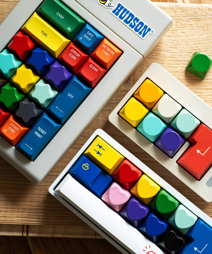heart shape aluminum alloy keycaps, metal shaped personalized keycaps, metal baked paint, CNC machining, customized mechanical keyboard decoration keycaps