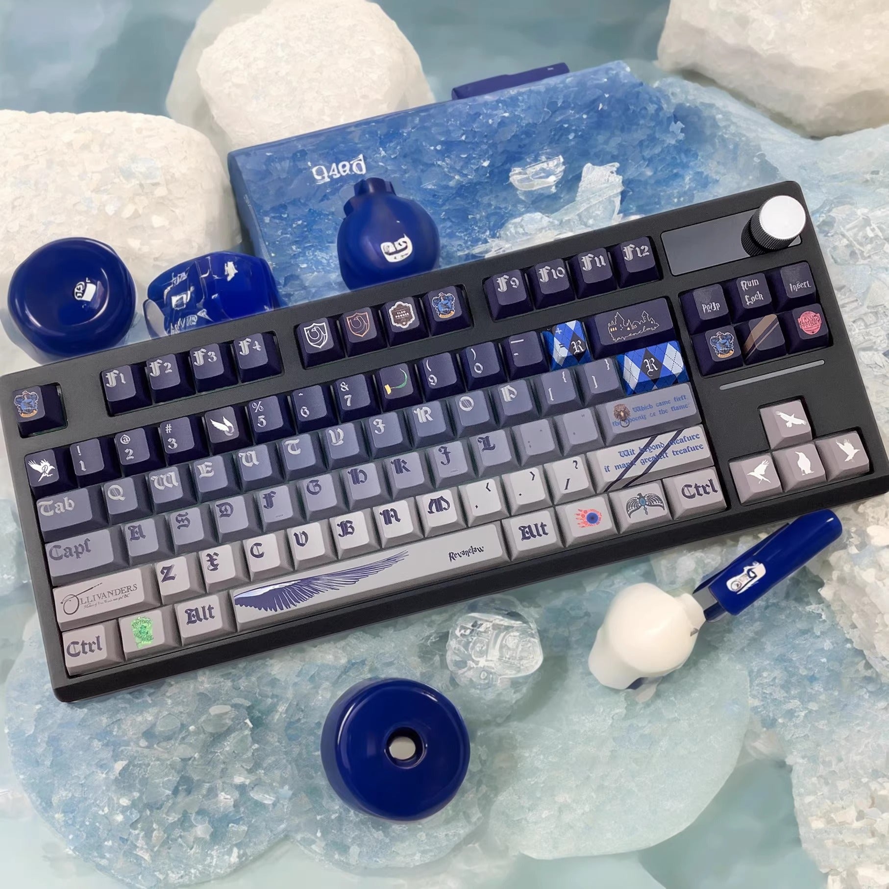 The Harry Potter themed series, PBT material, sublimation technology, animation cartoon decoration keycap set