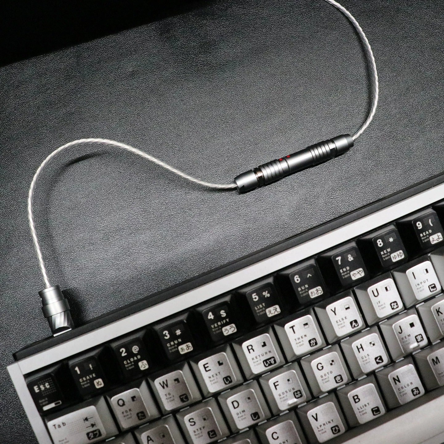 Fine silver flexible wire aviation plug wire, keyboard cable 8K keyboard custom data cable, Handmade data cable for mechanical keyboard, customized keyboard cable