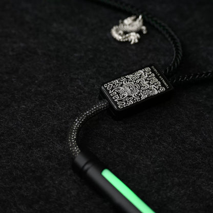 Handmade customized dragon theme one to two aviation plug data cable V2 one out two keyboard cable magnetic switch keyboard cable 8K keyboard custom data cable