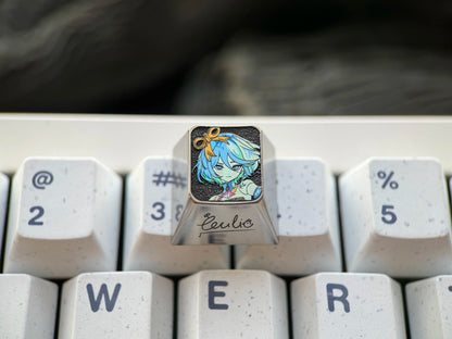 Cecilia Immergreen, 1U titanium alloy personalized keycaps, game creative cultural mechanical keyboard decorative keycaps