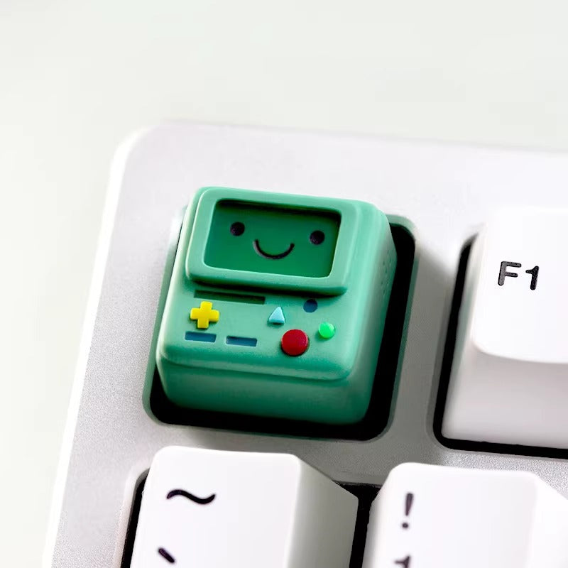 Adventure Time, multi-color resin personalized keycaps, anime and game co branded cultural and creative keycaps