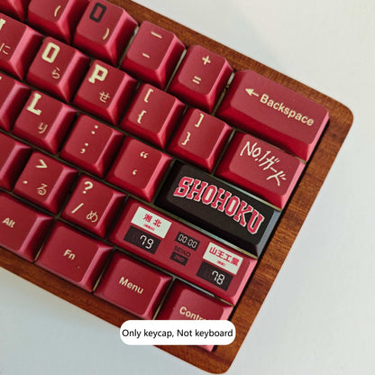 Slam Dunk Series, made of PBT material, Sublimation， Anime and Game Culture Creative Set Keycaps