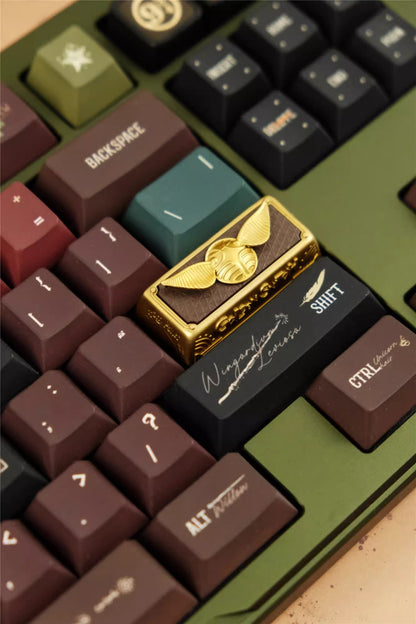 Harry Potter, Golden Snitch, 2.25U Enter key, resin coated personalized keycaps, retro designed personalized keycaps, anime, games, movies, creative mechanical keyboards, decorative keycaps