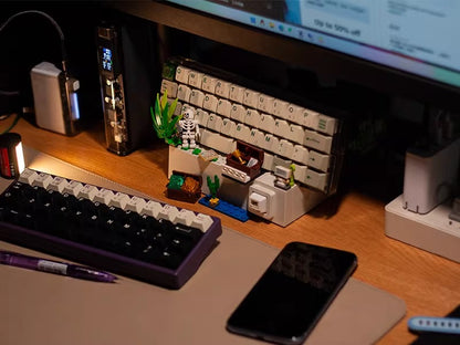 Personalized DIY keyboard stand, display stand, Lego building block fun keyboard stand