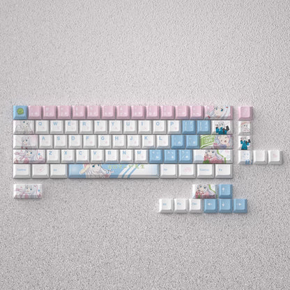 Eromanga Sensei series, Izumi Sagiri theme, original high PBT material compatible MX switch mechanical keyboard, anime game theme set keycaps, mechanical keyboard replacement keycap set