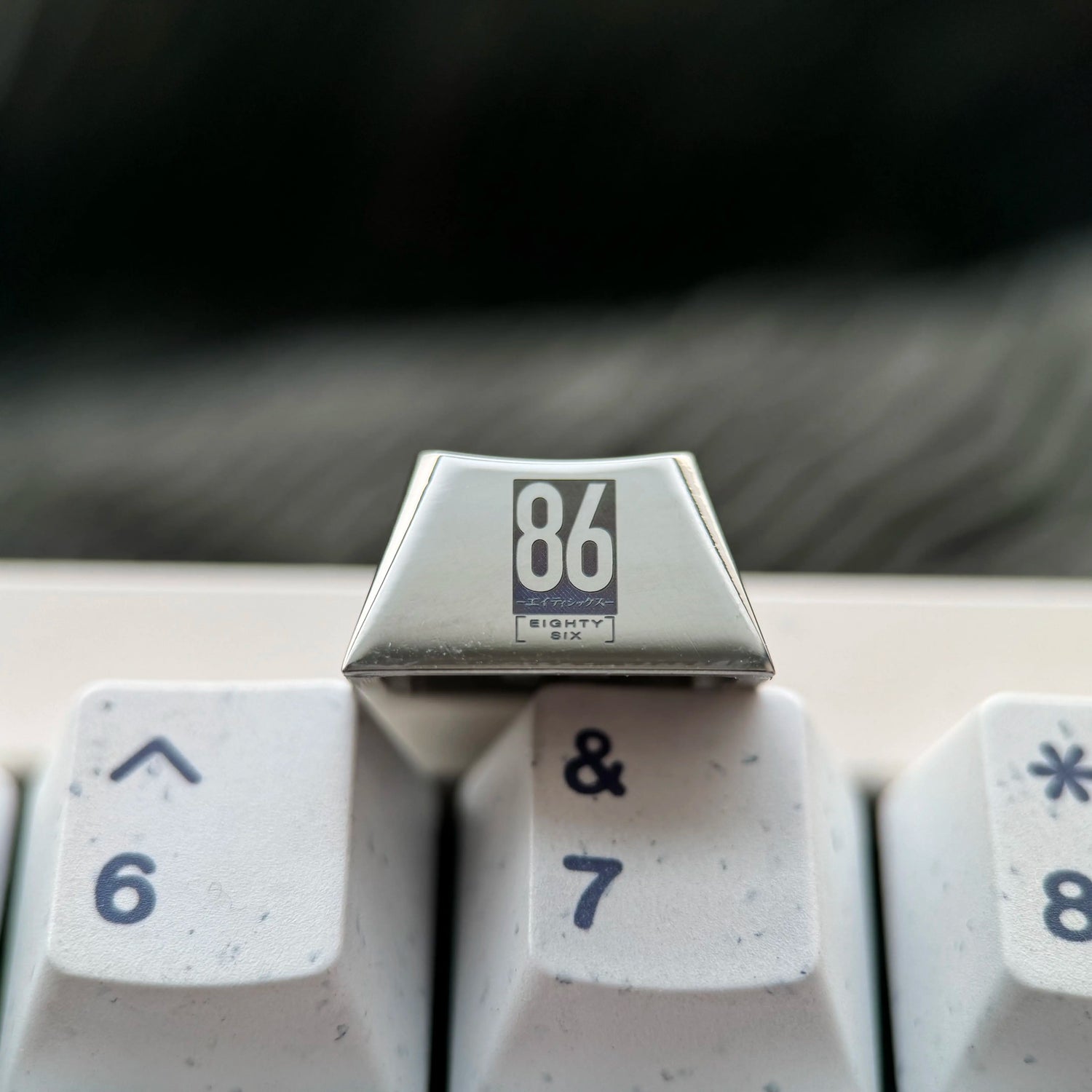 86eightysix，Vladilena Milize， 1U titanium alloy personalized keycaps, game creative cultural mechanical keyboard decorative keycaps