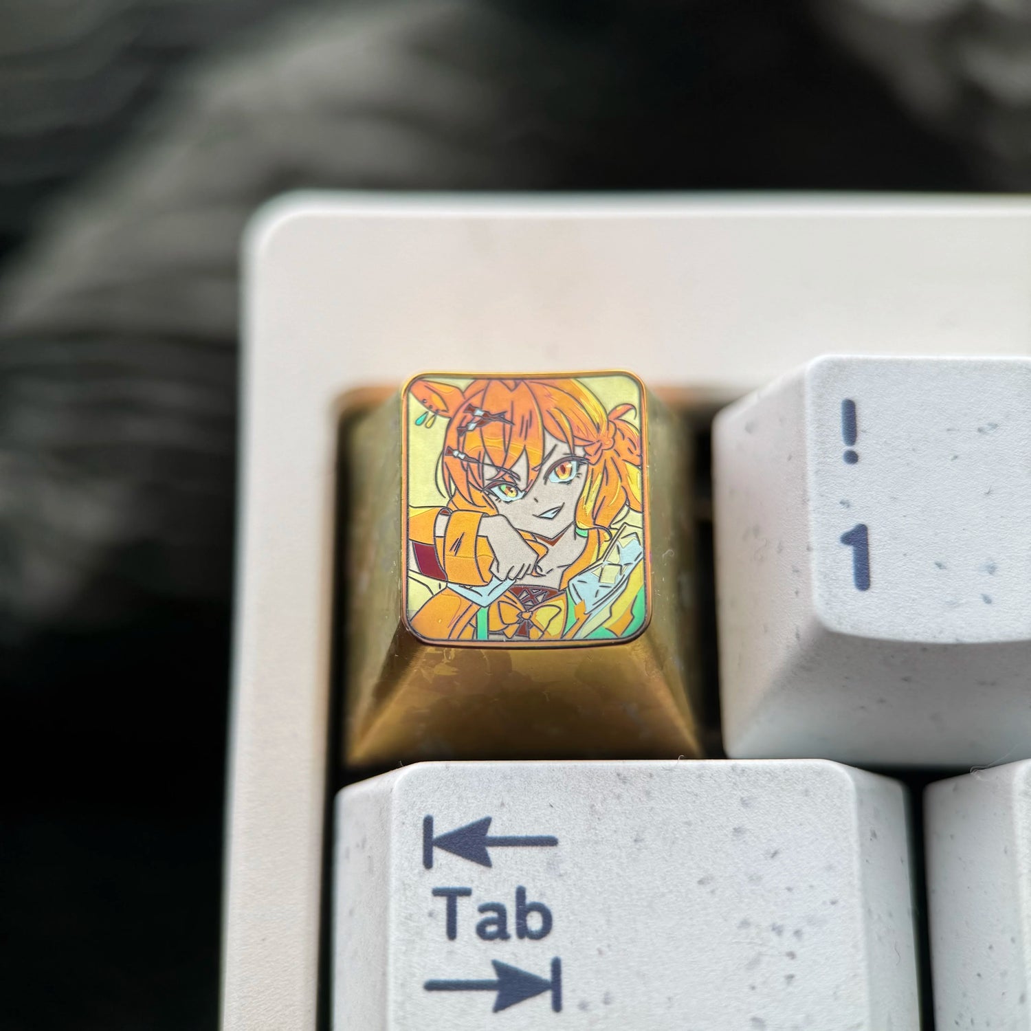 Umamusome: Pretty Derby theme, 1U titanium alloy personalized keycaps, innovative products in anime and gaming culture, mechanical keyboard decorative keycaps