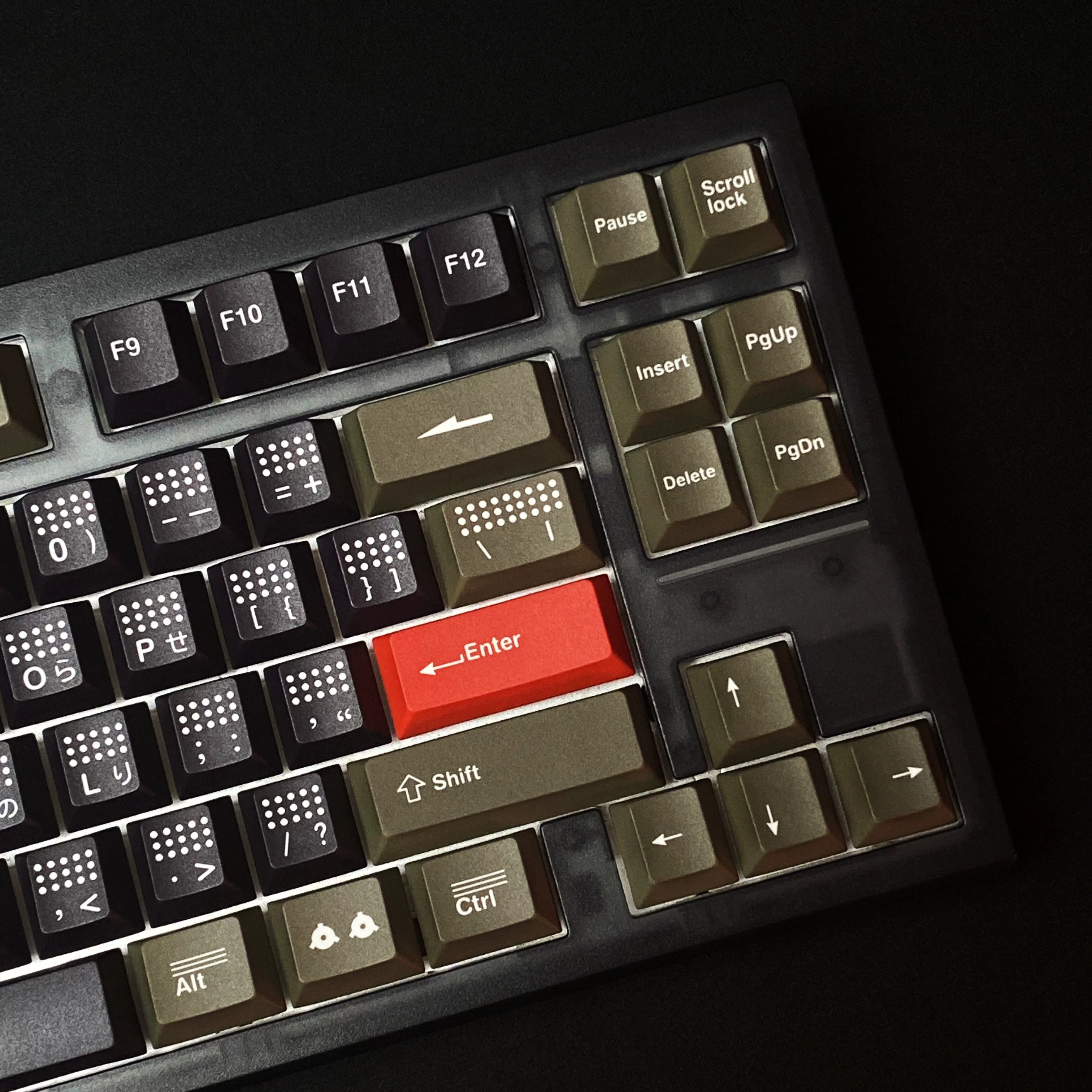 HX-20 retro keycap minimalist style factory height, PBT material material personalized keycap set， Simplified mechanical keyboard replacement keycap set, compatible with 61/64/68/75/84/87/104 mechanical keyboard replacement keycap