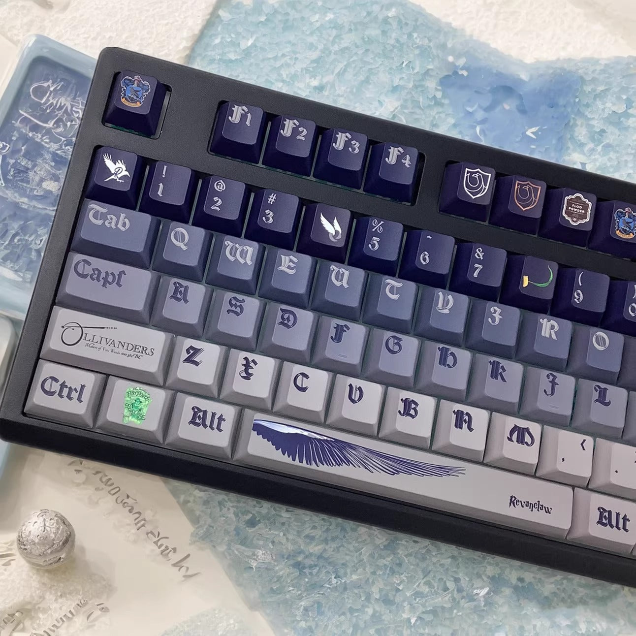 The Harry Potter themed series, PBT material, sublimation technology, animation cartoon decoration keycap set