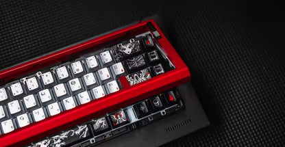 Fallen Angel Theme Design Keycap Metal Paint Pearl Paint Craftsmanship PBT Material Original Factory High Heat Sublimation Craftsmanship High Beauty Customization Personalized Keycap Set