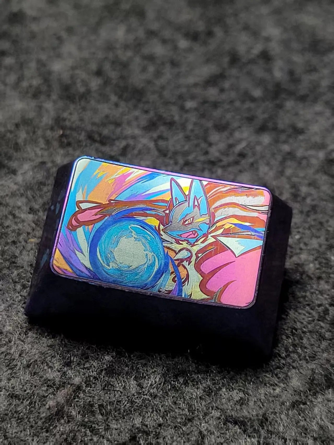 Pok é mon series, 1.5U titanium alloy personalized keycaps, cartoon anime creative keycaps, mechanical keyboard decorative keycaps