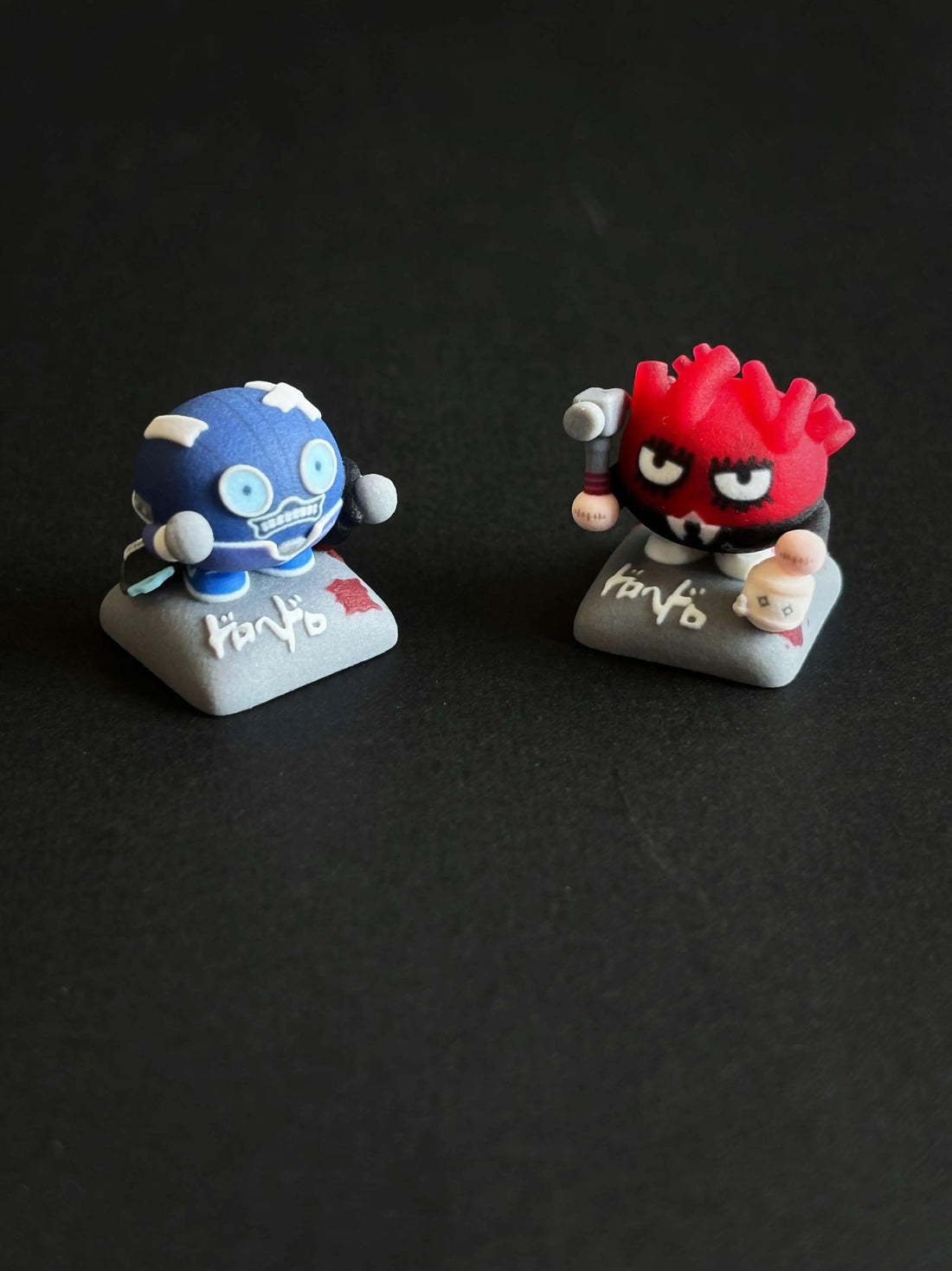 Dorohedoro Cute Keyboard Keycaps Resin Decor Personalized Doll Desktop Keyboard with Artistic Keycaps