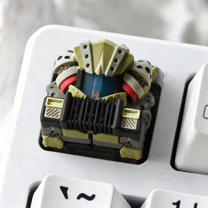 Original design, Apocalypse scavenger series, multi-color resin personalized keycaps, mechanical keyboard decorative keycaps artisankeycaps