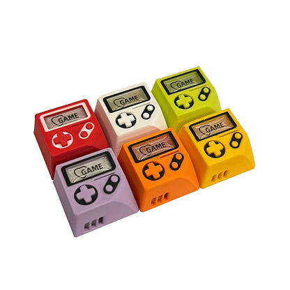 Game boy, 3D printed resin material personalized keycap, game themed translucent decorative keycap