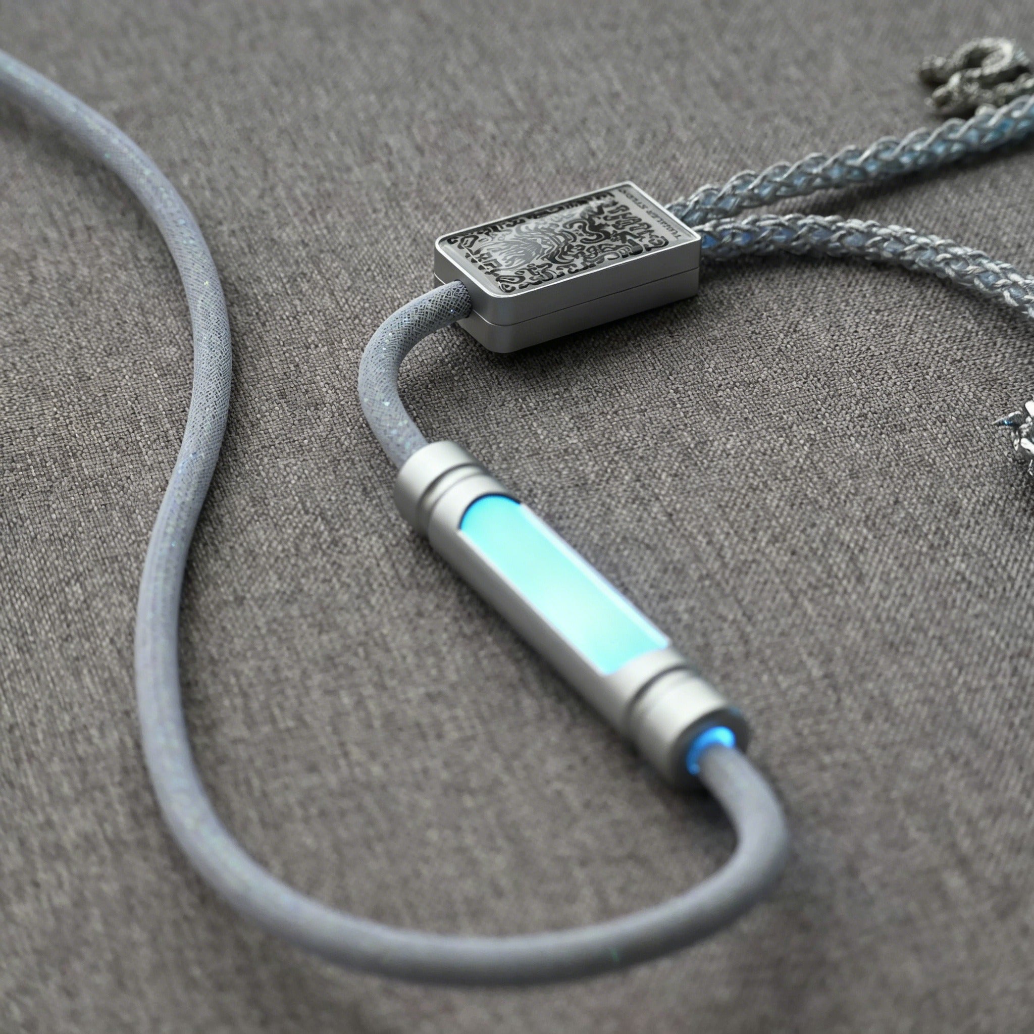 Handmade customized dragon theme one to two aviation plug data cable V2 one out two keyboard cable magnetic switch keyboard cable 8K keyboard custom data cable