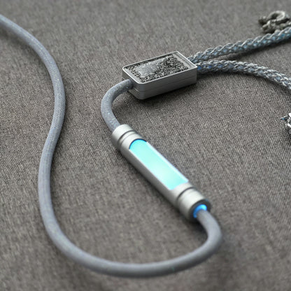 Handmade customized dragon theme one to two aviation plug data cable V2 one out two keyboard cable magnetic switch keyboard cable 8K keyboard custom data cable