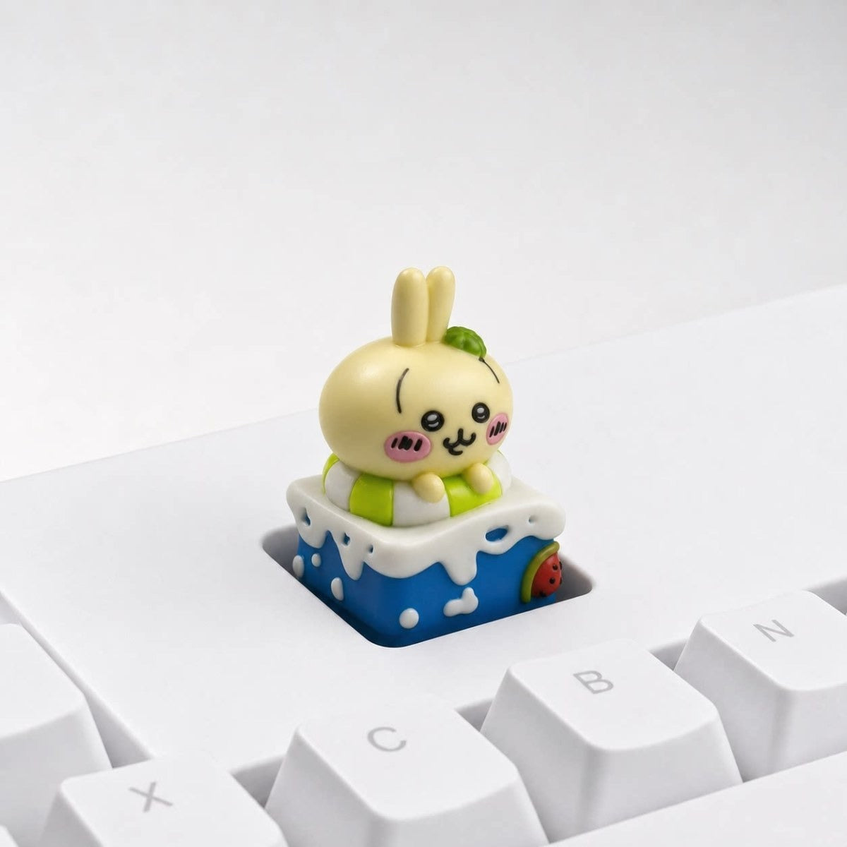 Chiikawa,multi-color resin molding, Handmade resin craftsman keycaps, mechanical keyboard decorative keycaps