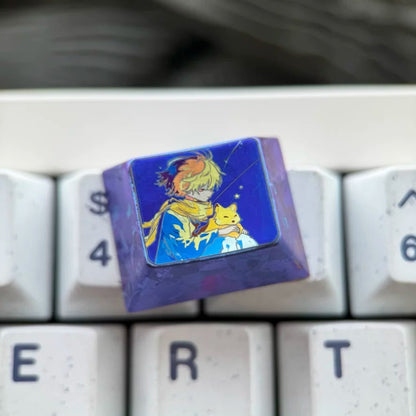 The Little Prince theme, titanium alloy large key combination set, fairy tale anime romantic theme design personalized keycaps