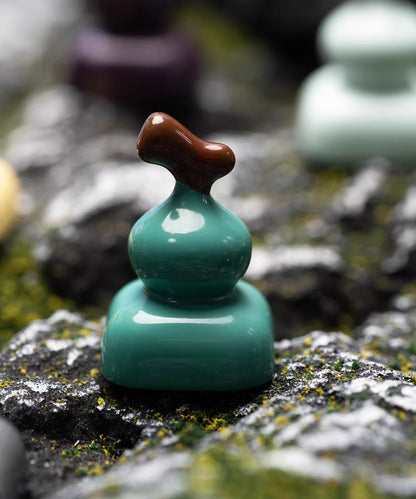 Zinc alloy gourd keycaps, metal baked paint personalized keycaps, random blind box mechanical keyboard creative decorative keycaps