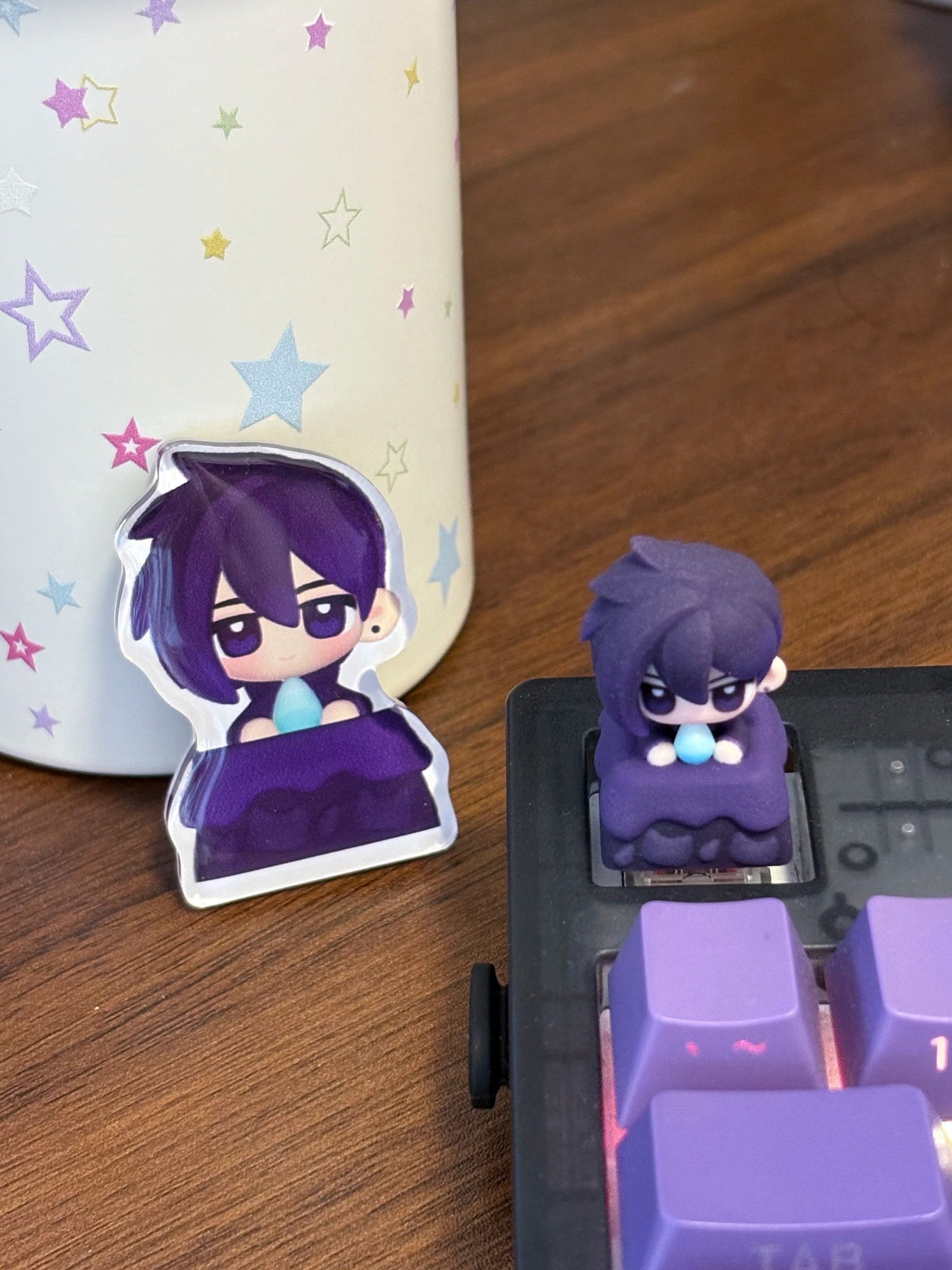 Stardew Valley, Sebastian, 1U resin material three-dimensional personalized keycap, mechanical keyboard cartoon decorative keycap