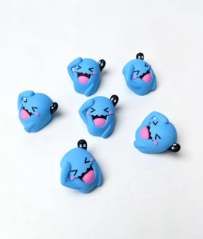 Pok é mon, Wobbuffet resin personalized keycaps, anime and game cultural creative keycaps, mechanical keyboard decorative keycaps