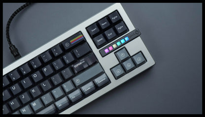 Dopamine themed PBT material creative keycap set, mechanical keyboard decorative keycaps, trendy and fashionable, creative peripherals, artistic keycaps, Compatible with 61/64/68/75/84/87/104 key mechanical keyboard keycap set