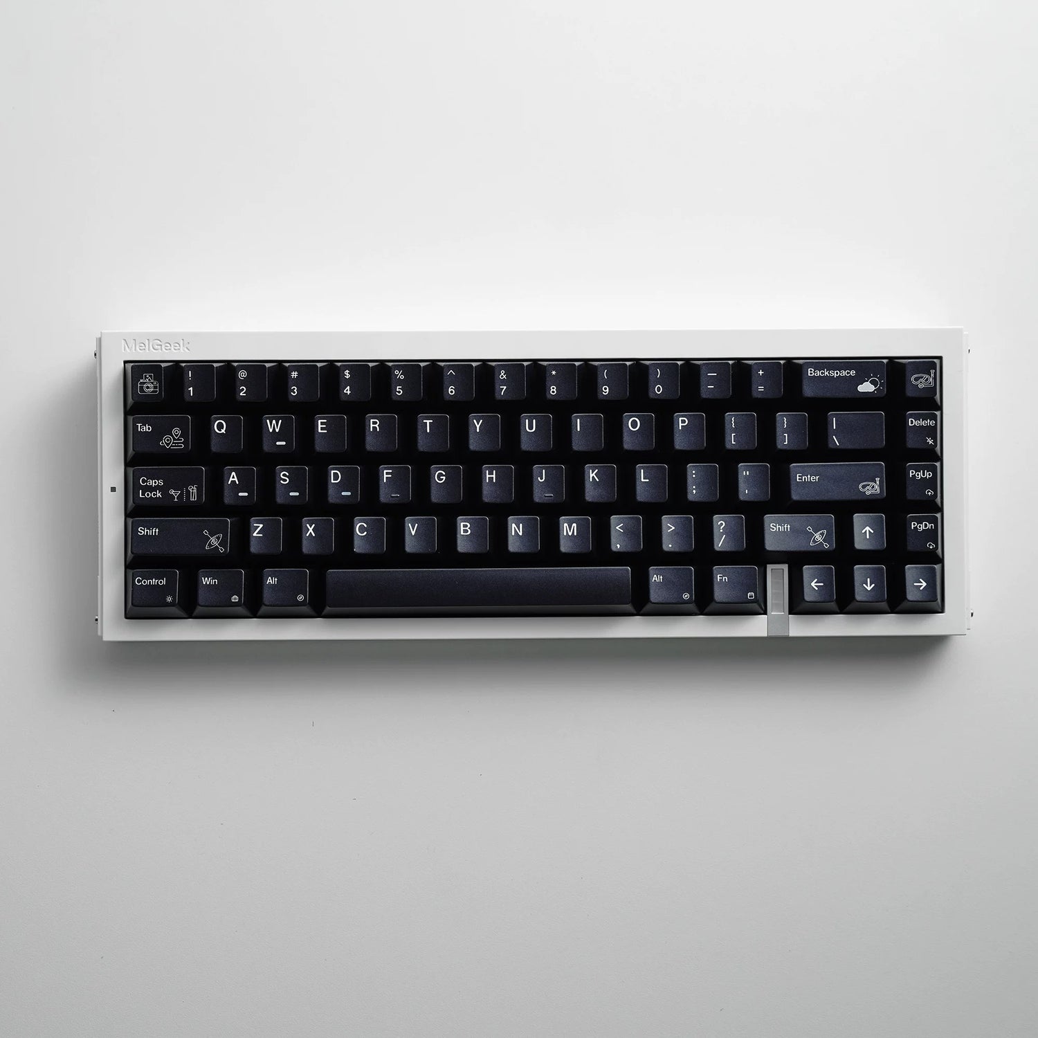 Black/White Holiday Pearl Paint Mechanical Keyboard Keycaps Minimalist Style Decorative Keycaps, PBT Heat Sublimation Original Factory Height, Personalized Keyboard Keycap Set