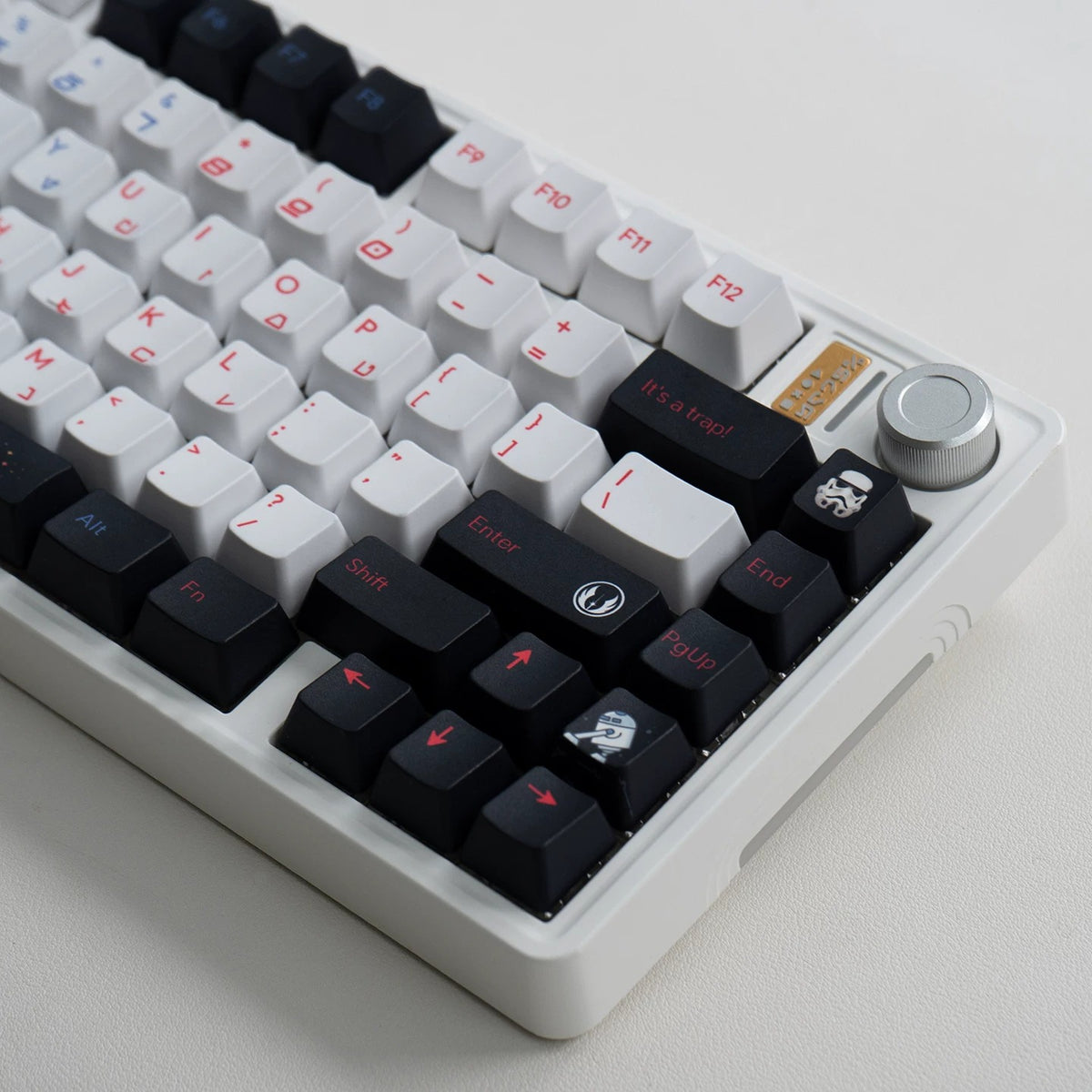 Star Wars Theme PBT Material, Science fiction movies, creative keycap designs for TV series, Mechanical Keyboard Replacement Keycap Set, suitable for 61/64/68/75/84/87/104 Key Mechanical Keyboard