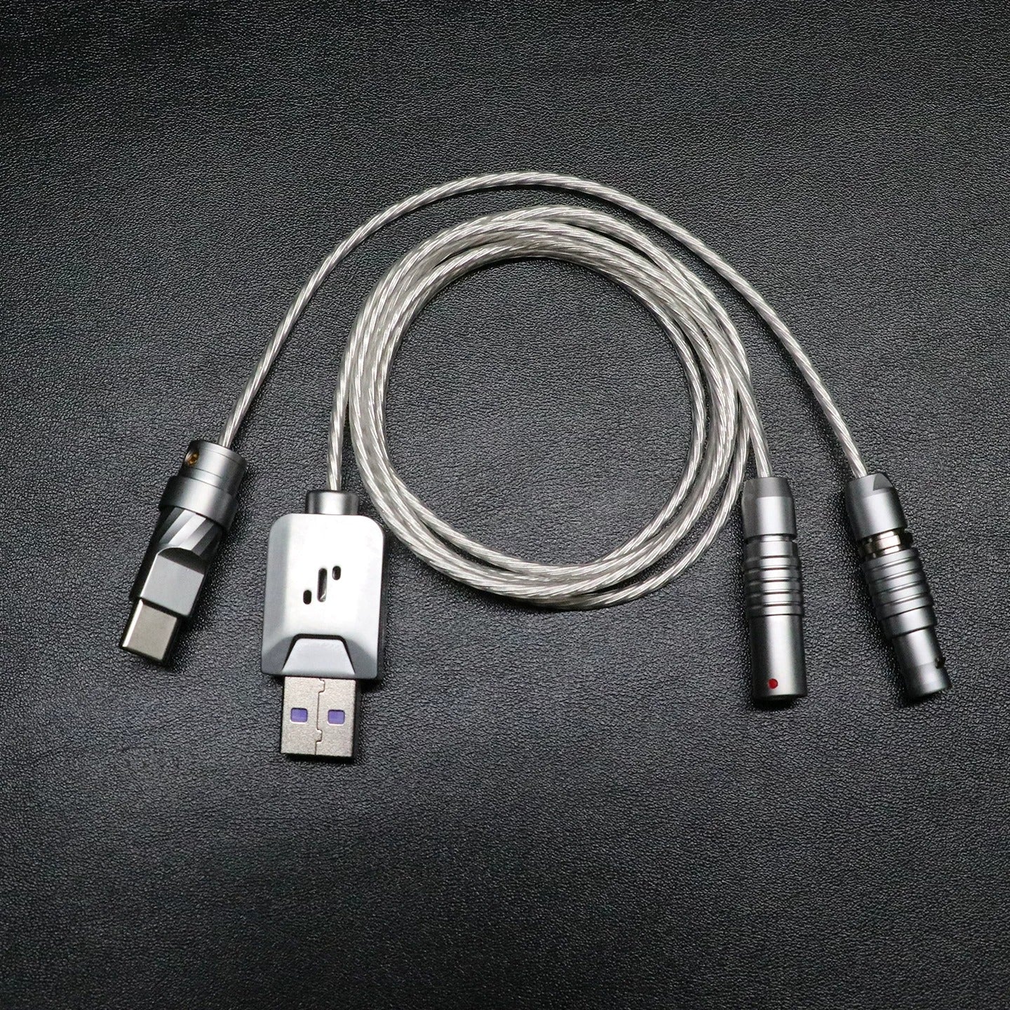 Fine silver flexible wire aviation plug wire, keyboard cable 8K keyboard custom data cable, Handmade data cable for mechanical keyboard, customized keyboard cable