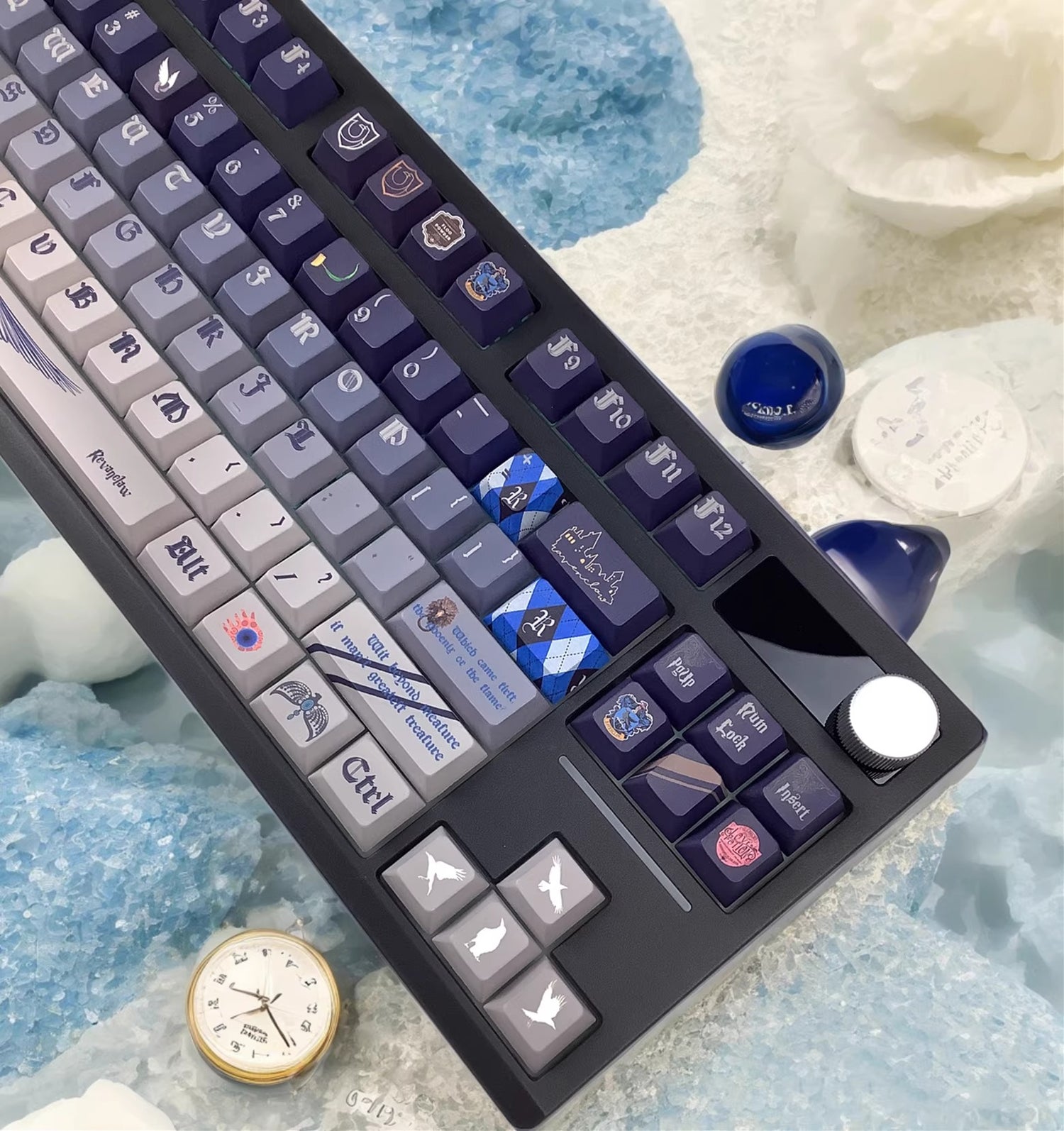 The Harry Potter themed series, PBT material, sublimation technology, animation cartoon decoration keycap set