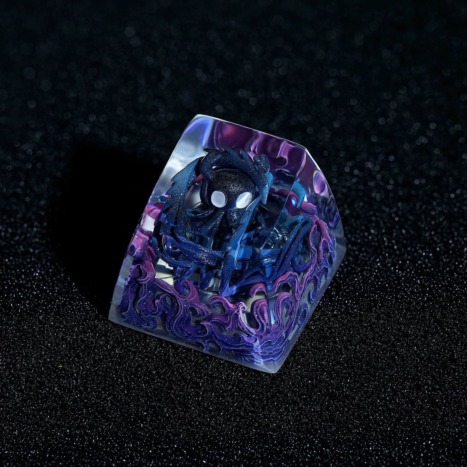 Hollow Knight Void Knight Personalized Transparent Crystal Resin Personalized Keycaps, Mechanical Keyboard Creative Decorative Keycaps Artissankeycaps