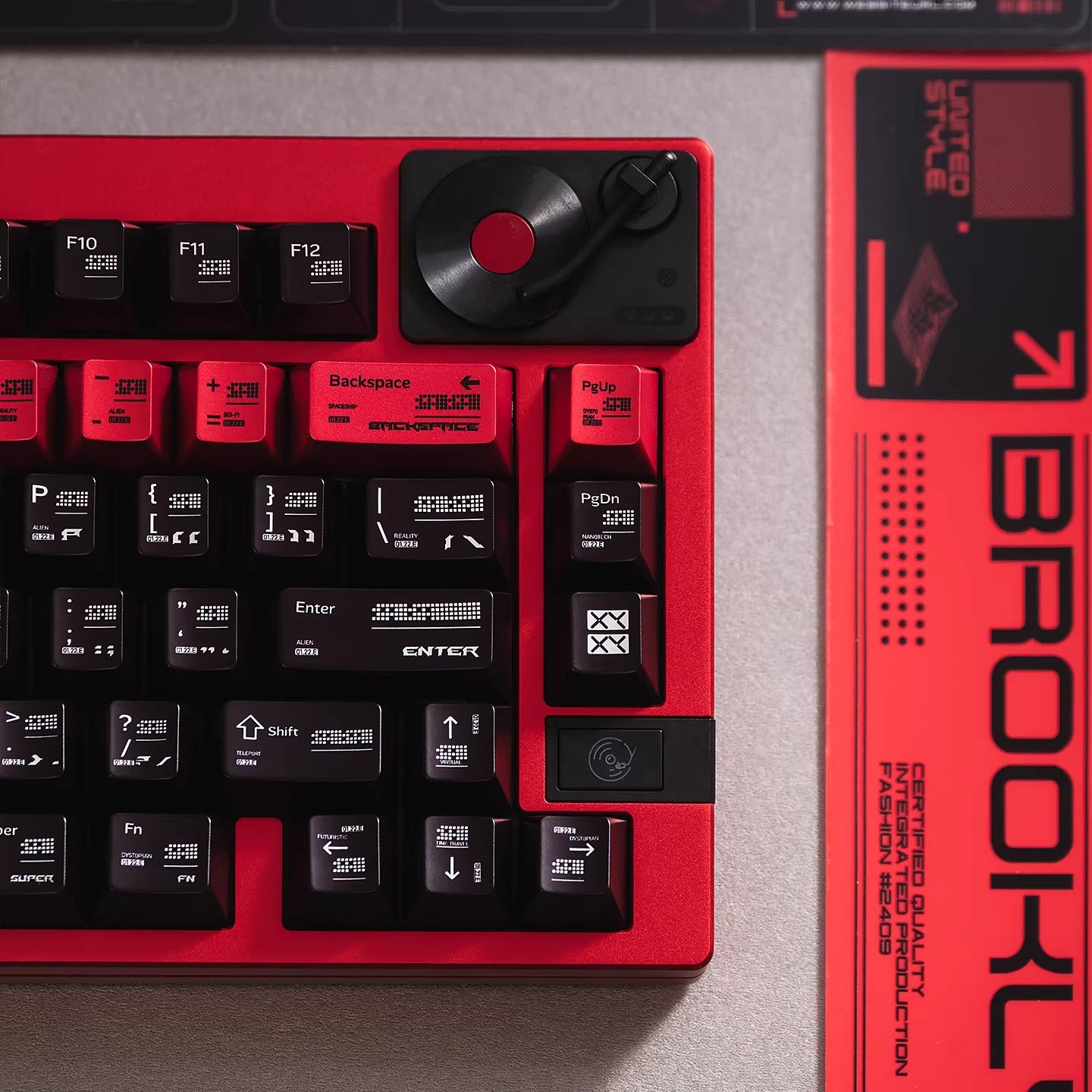 Parameterized metal paint keycaps, made of BPT material, sublimation， Original factory height mechanical keyboard decorative keycaps