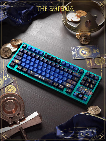 King/Emperor theme, metal paint PBT material personalized keycap set, factory high decorative keycap set