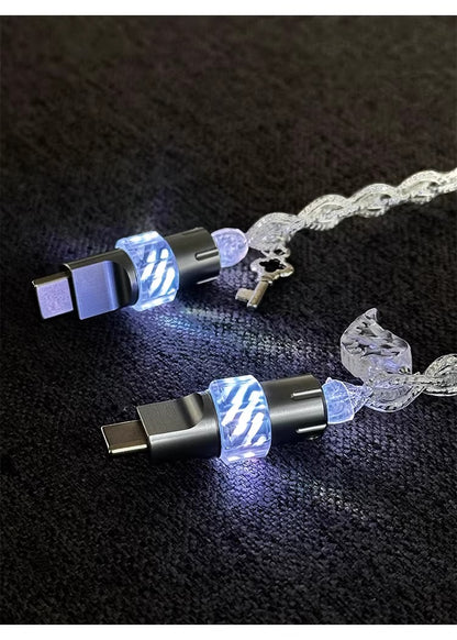 Independent induction magnetic switch light, one to two dual Type-C, 8k gaming cable, keyboard customization, manual data cable