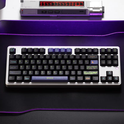Cyberpunk Pulse Theme -137 Keys - Original High PBT Thermal Sublimation Mechanical Keyboard Custom Decorative Keycap Set